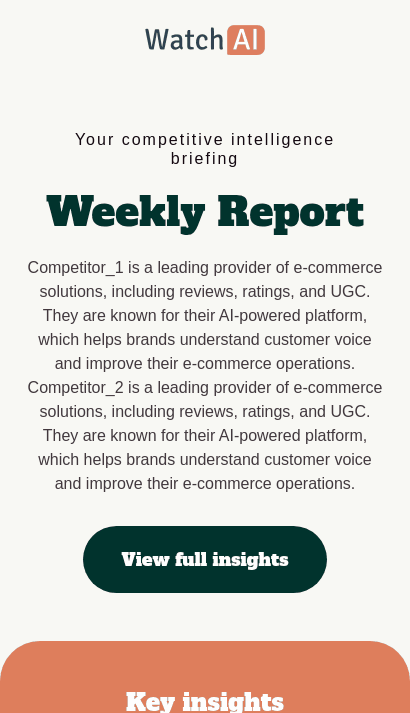 WatchAI Newsletter Mobile Preview